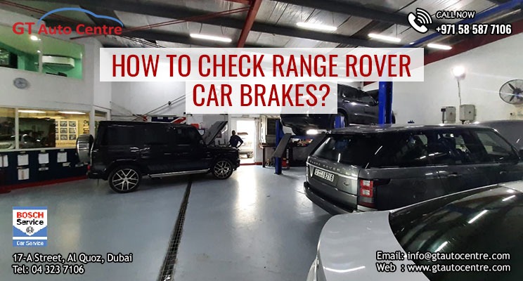 Range Rover Car Brakes Service Center in Dubai